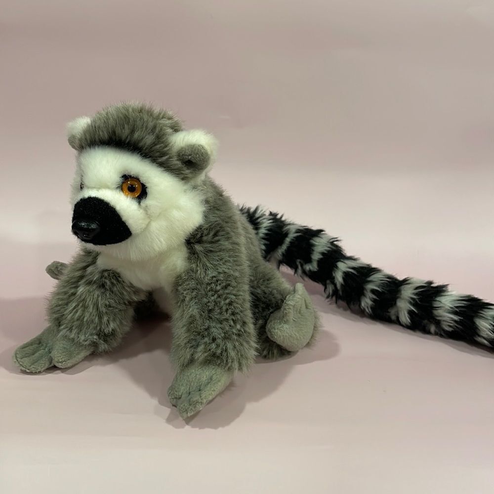 WWF World Wildlife Fund Ring Tailed Lemur Excellent Used Condition 16” w tail